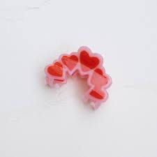 Eco Arch Shape Heart Hair Claw Clip - The Posh Loft