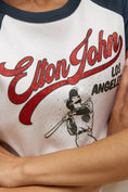 Load image into Gallery viewer, Elton John Home Run Shrunken Raglan Tee - The Posh Loft
