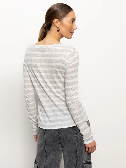 Femme Crew Stripe Tee - The Posh Loft