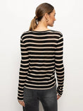 Load image into Gallery viewer, Femme Crew Stripe Tee - The Posh Loft
