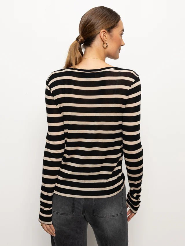 Femme Crew Stripe Tee - The Posh Loft