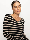 Load image into Gallery viewer, Femme Crew Stripe Tee - The Posh Loft
