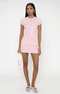 Load image into Gallery viewer, Heidi Cardigan - Taffy Pink Knit - The Posh Loft
