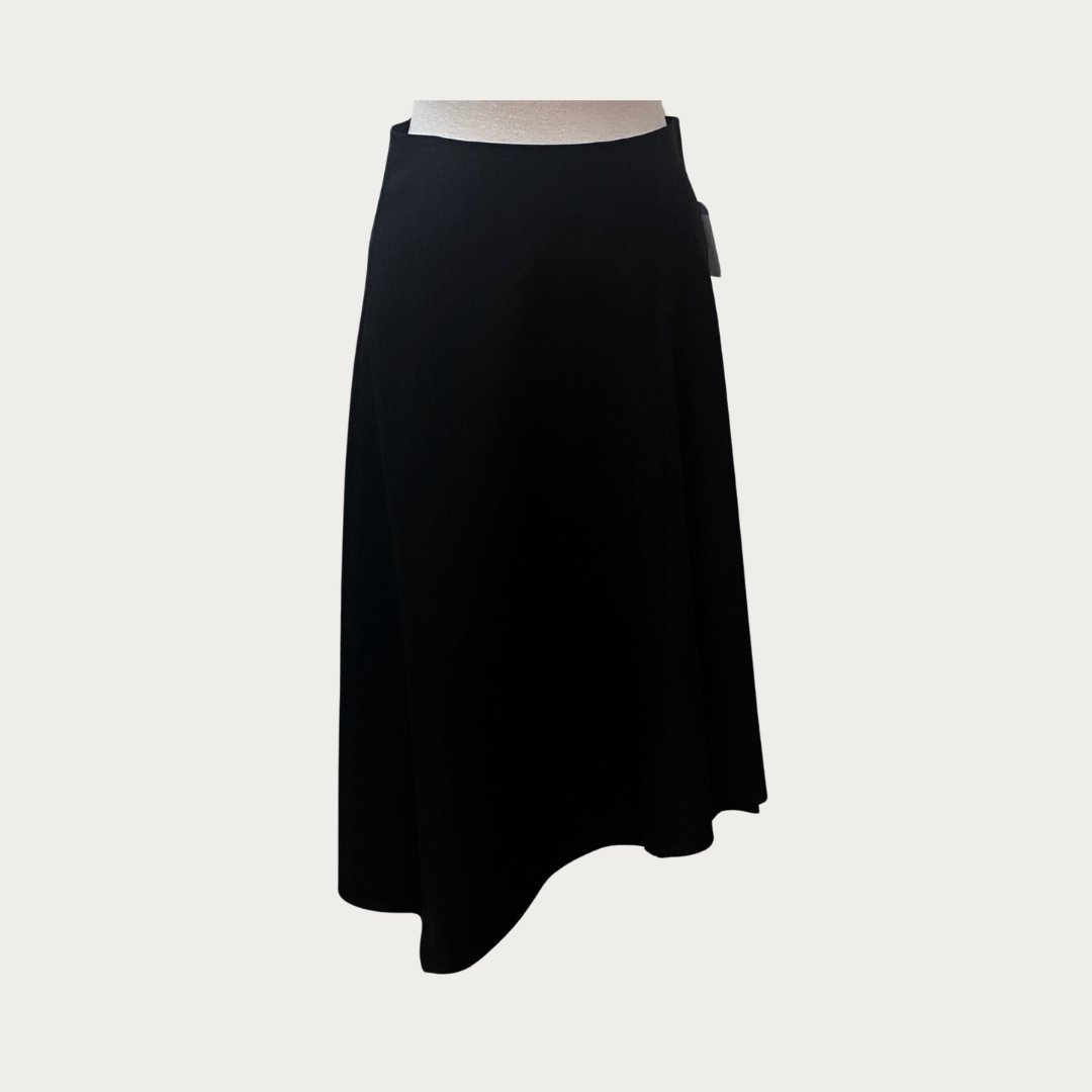 High Low Pin Stripe Skirt - The Posh Loft