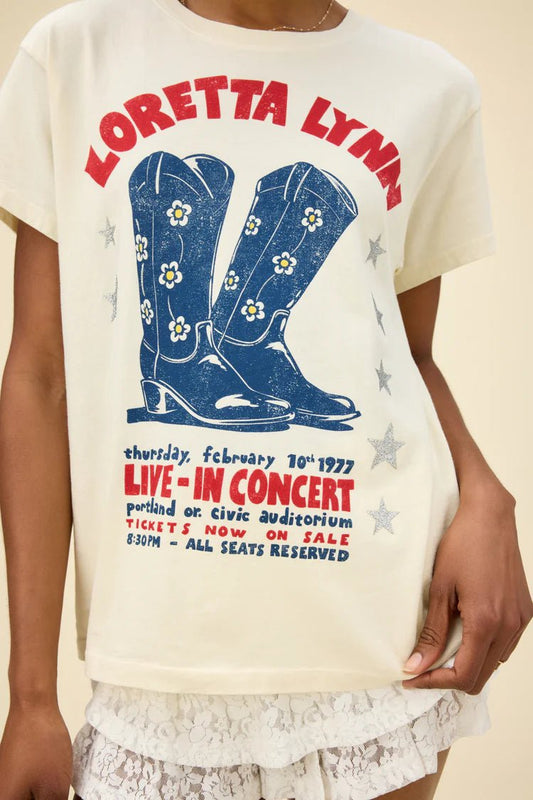 Loretta Lynn In Concert Tour Tee - The Posh Loft