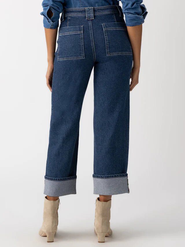 Luna Cuffed Standard Rise Jeans - The Posh Loft