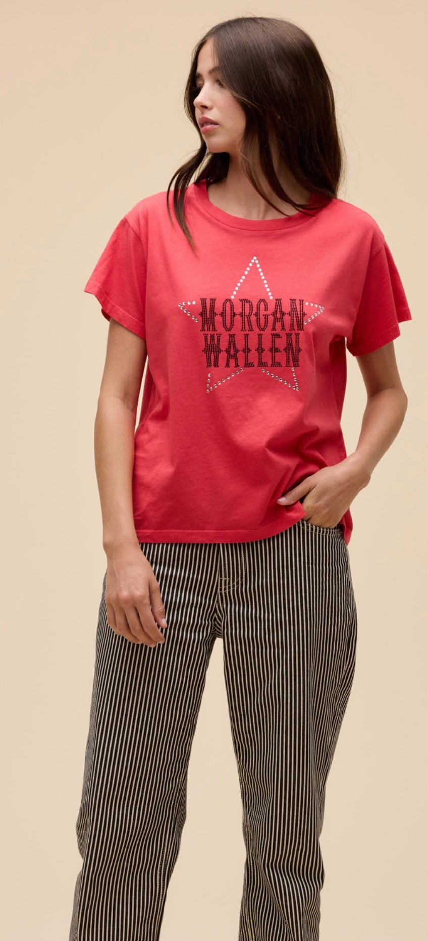 Morgan Wallen Rhinestone Star Solo Tee - The Posh Loft