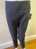 Load image into Gallery viewer, Navy and Black Plaid Pull - On Pants - The Posh Loft
