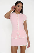 Load image into Gallery viewer, Offshore Skirt Taffy Pink Knit - The Posh Loft
