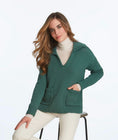 Load image into Gallery viewer, Pine Johnny Collar Sweater - The Posh Loft
