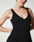 Load image into Gallery viewer, Pique Shaping Plunge Swim Dress - The Posh Loft
