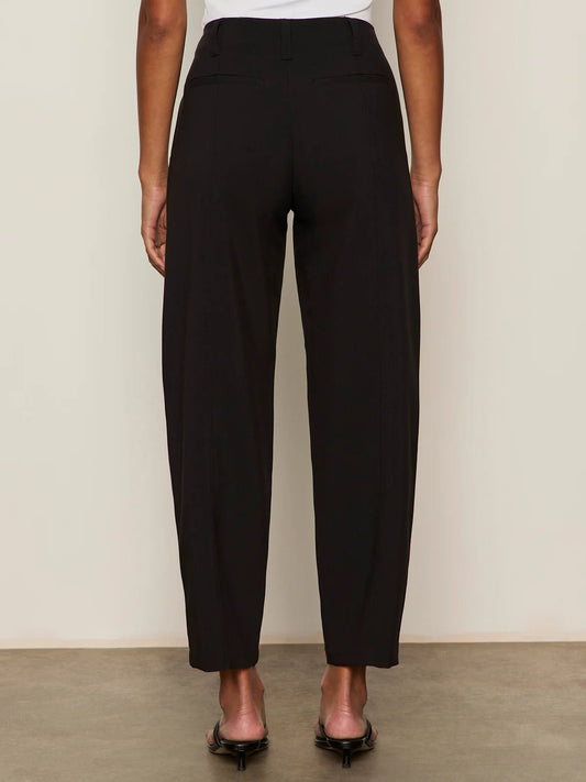 Polished Barrel Pant Black - The Posh Loft