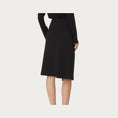 Load image into Gallery viewer, Ponte Faux Wrap Skirt - The Posh Loft
