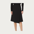 Load image into Gallery viewer, Ponte Faux Wrap Skirt - The Posh Loft
