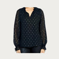 Load image into Gallery viewer, Quicksilver Ruched Blouse - The Posh Loft
