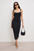 Load image into Gallery viewer, Sculpting Sweetheart Midi Dress - The Posh Loft
