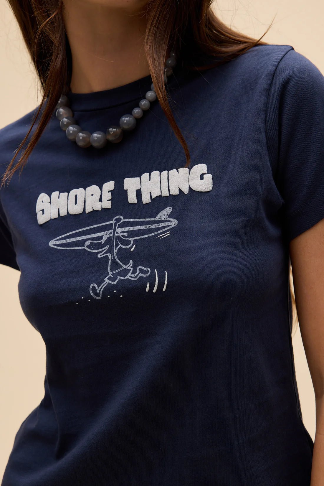 Shore Thing Vintage Tee - Vintage Navy - The Posh Loft