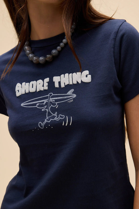 Shore Thing Vintage Tee - Vintage Navy - The Posh Loft