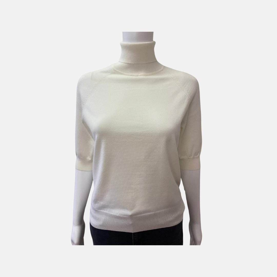 Short Sleeve Turtleneck Sweater - The Posh Loft