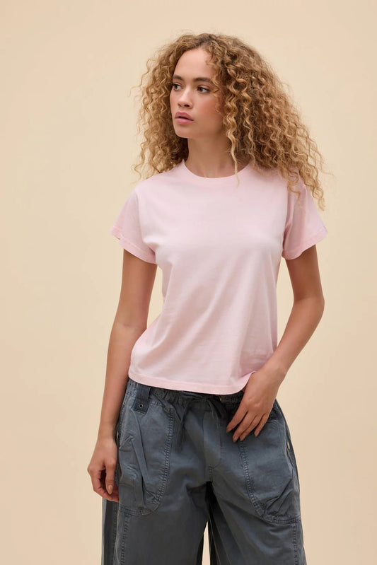 Solid Solo Tee Ballet Pink - The Posh Loft