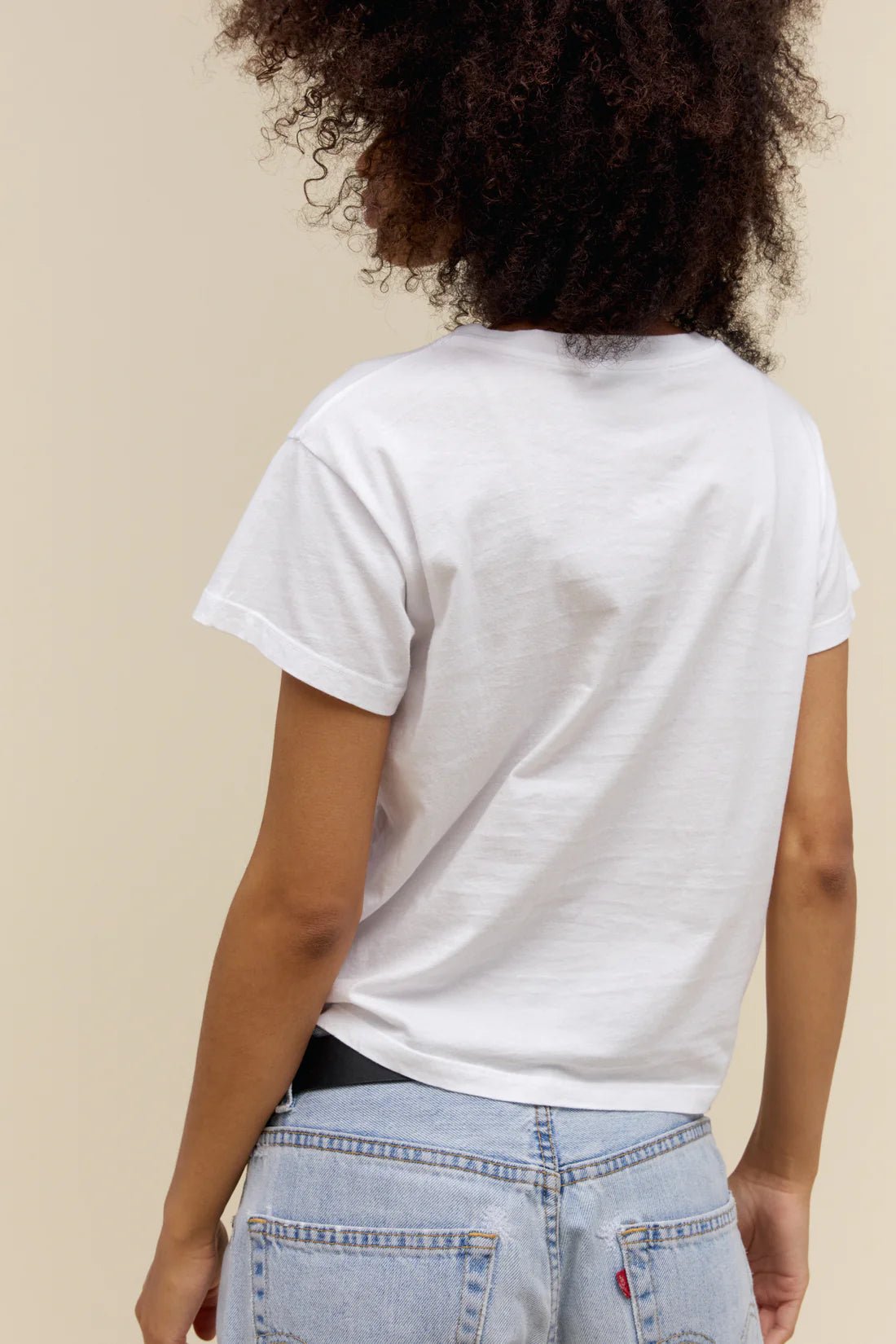 Solid Solo Tee Bleach White - The Posh Loft