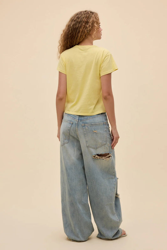 Solid Solo Tee Lemon - The Posh Loft
