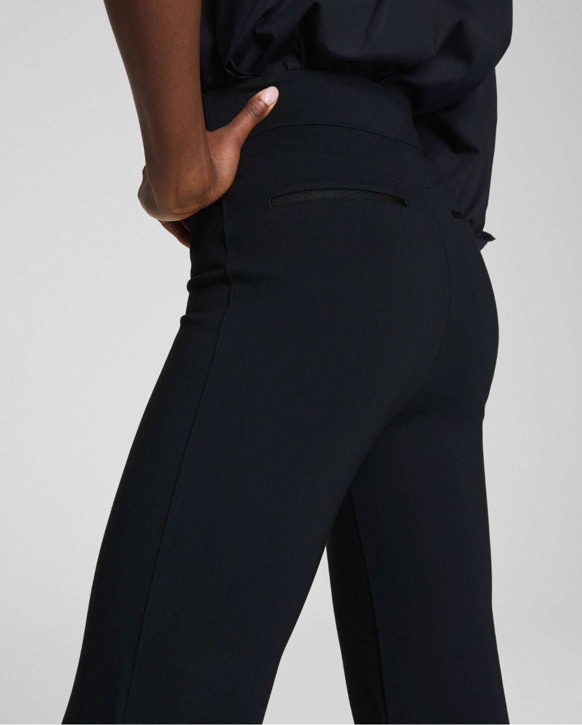 SPANX Super Smooth Perfect Fit Ponte Flare Pant PETITE - The Posh Loft
