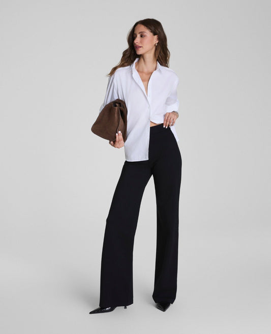SPANX Super Smooth Perfect Fit Ponte Wide Leg Pant - The Posh Loft