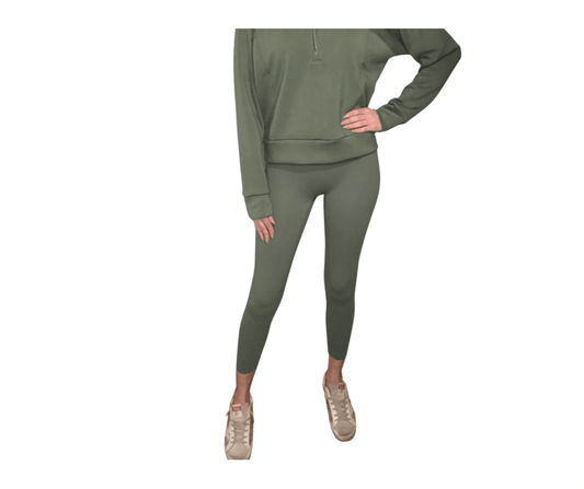 SPANXshape™ Booty Boost® 7/8 Leggings in Eucalyptus - The Posh Loft