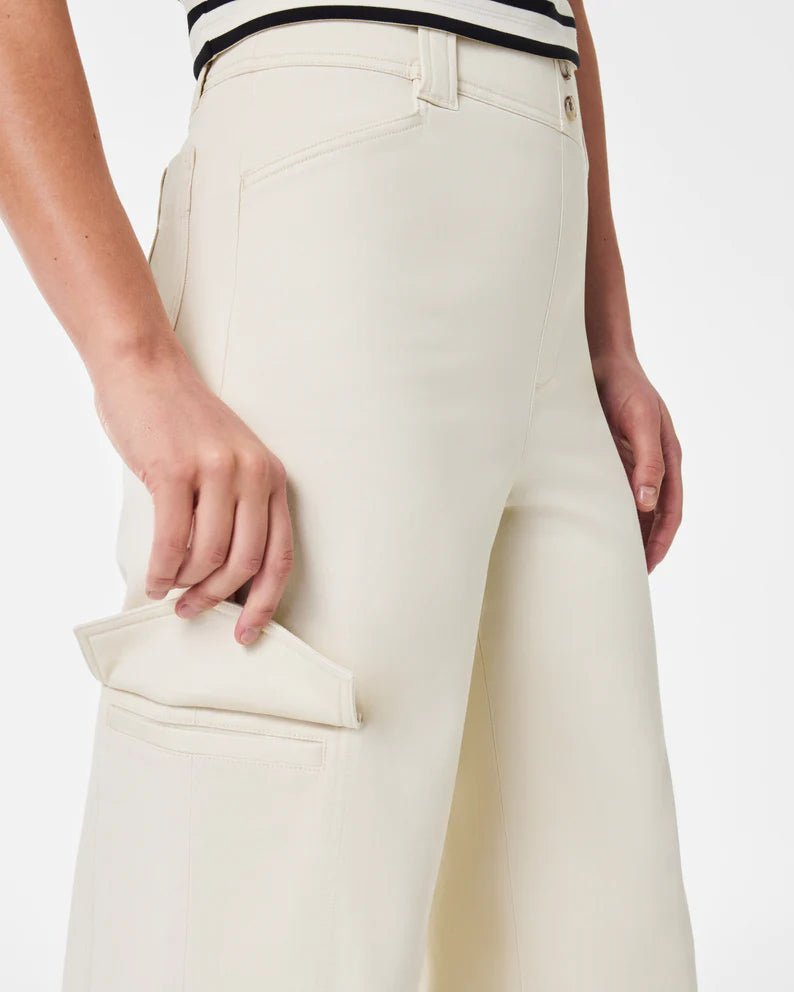 Stretch Twill Cropped Trouser - The Posh Loft