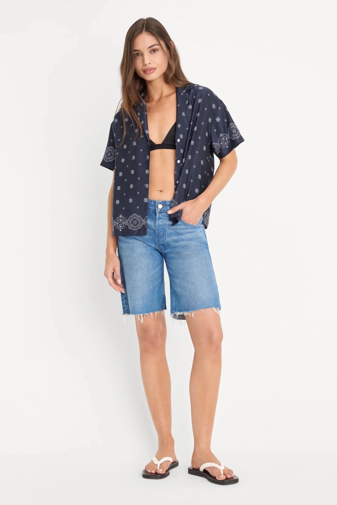 The Camp Shirt in Bandana - The Posh Loft