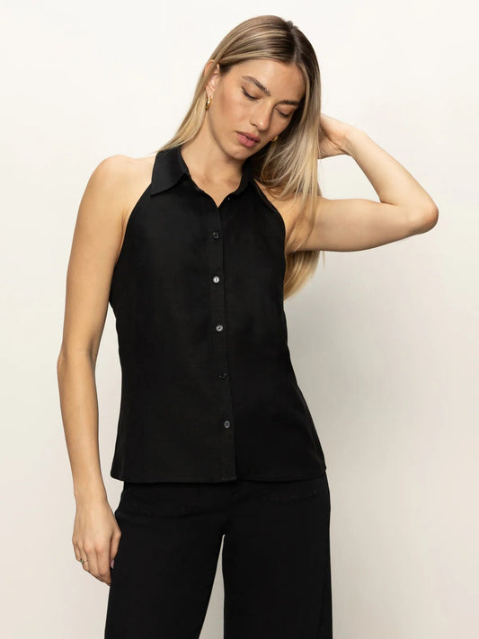 The Long Weekend Tank Black - The Posh Loft