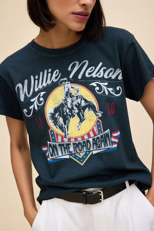 Willie Nelson 1980 Cowboy Tour Tee - The Posh Loft