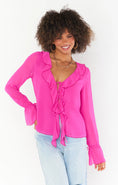 Load image into Gallery viewer, Adela Ruffle Top - The Posh Loft
