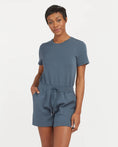 Load image into Gallery viewer, AirEssentials Short Sleeve Romper - The Posh Loft
