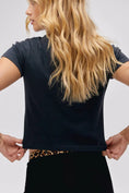 Load image into Gallery viewer, Blondie Scattered Letters Shrunken Tee - The Posh Loft
