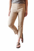 Load image into Gallery viewer, Control Stretch Ankle Pant w/ Button Trim - The Posh Loft
