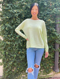 Load image into Gallery viewer, Cotton Longsleeve Sweater - The Posh Loft
