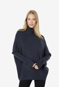 Load image into Gallery viewer, Cozy Yarn Mock Neck Bat Wing Sweater - The Posh Loft
