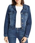 Load image into Gallery viewer, Cropped Denim Jacket - The Posh Loft
