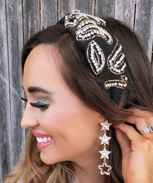 Crystal Sophie Headband - The Posh Loft