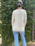 Load image into Gallery viewer, Double Front Ruffle Long Sleeve Tee - The Posh Loft
