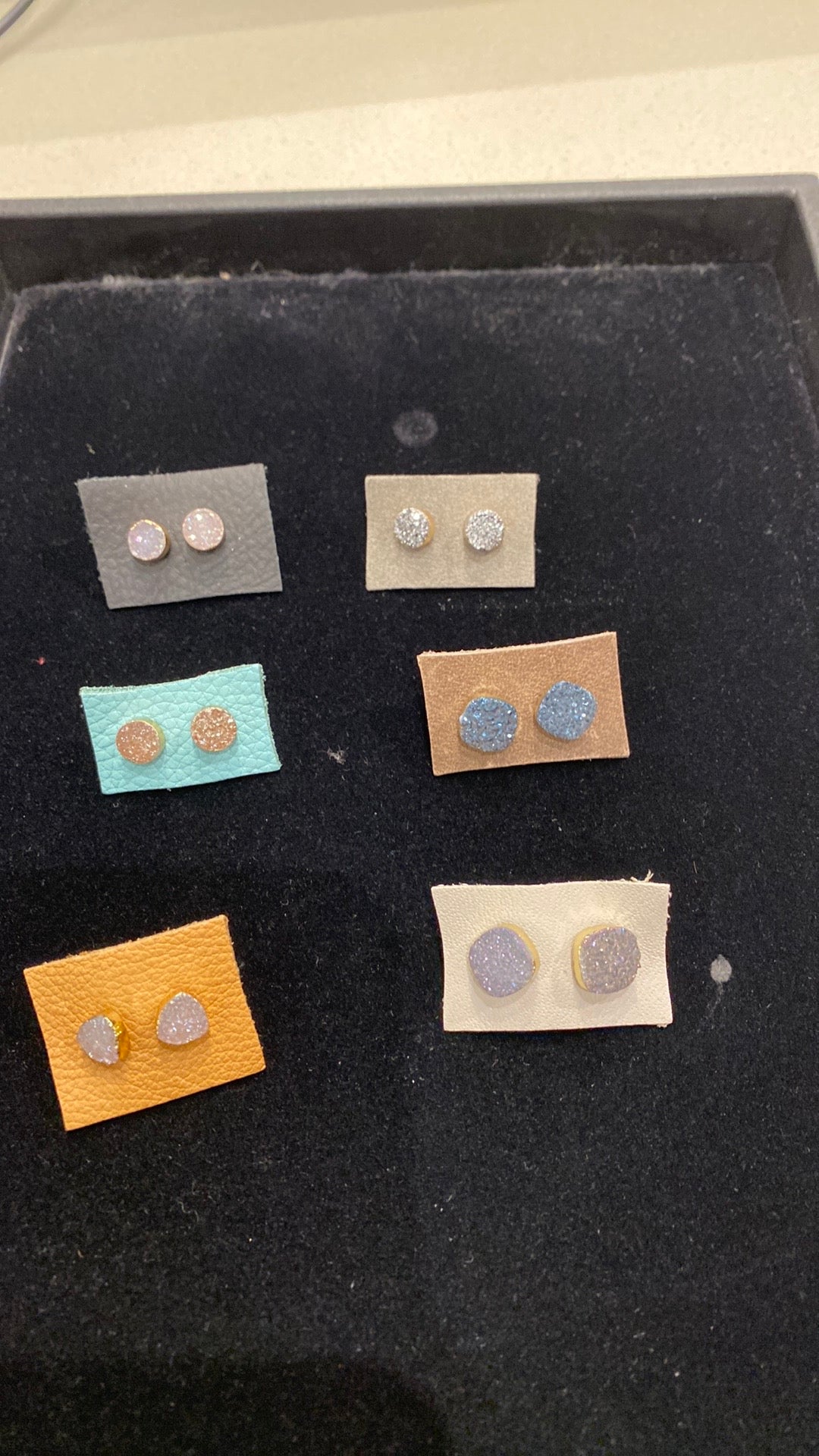 Druzy Studs - The Posh Loft