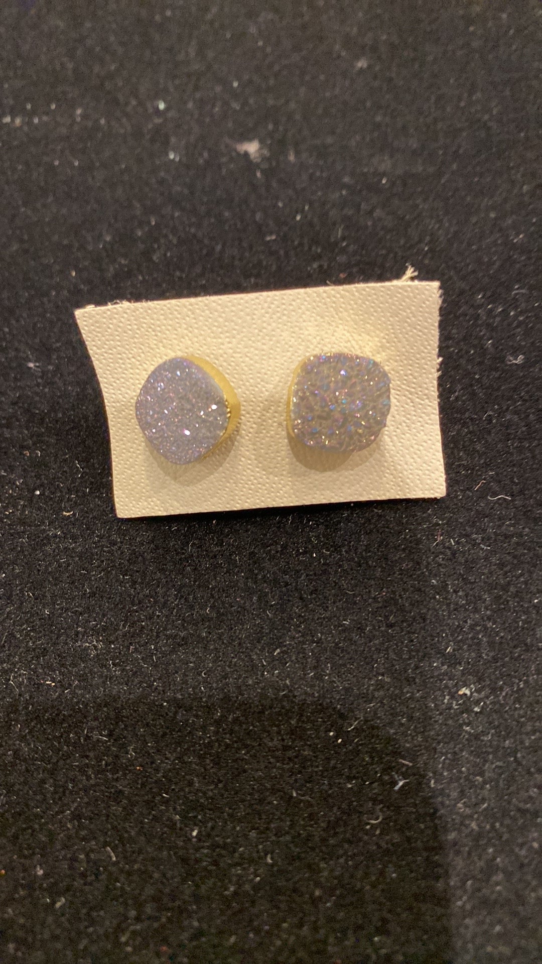 Druzy Studs - The Posh Loft