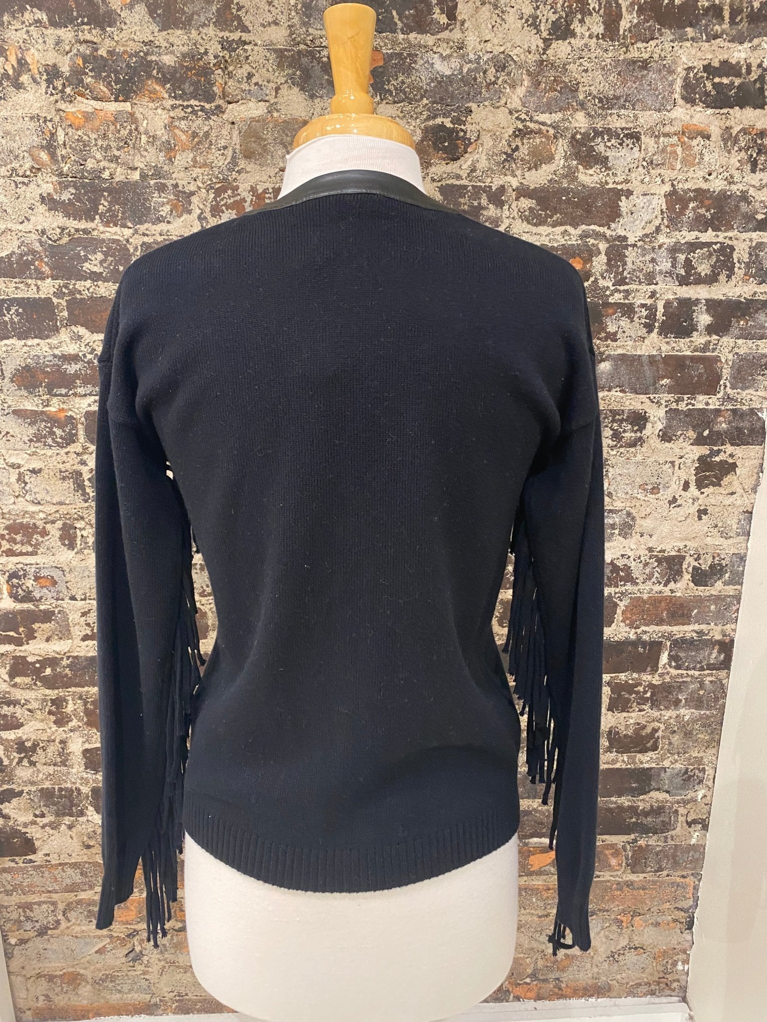 Fringe Button Front Sweater - The Posh Loft