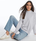 Load image into Gallery viewer, Fringe Mock Neck Sweater - The Posh Loft
