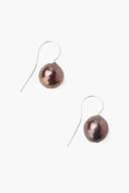 Load image into Gallery viewer, Peacock Blue Baroque Pearl Drop Earrings - The Posh Loft
