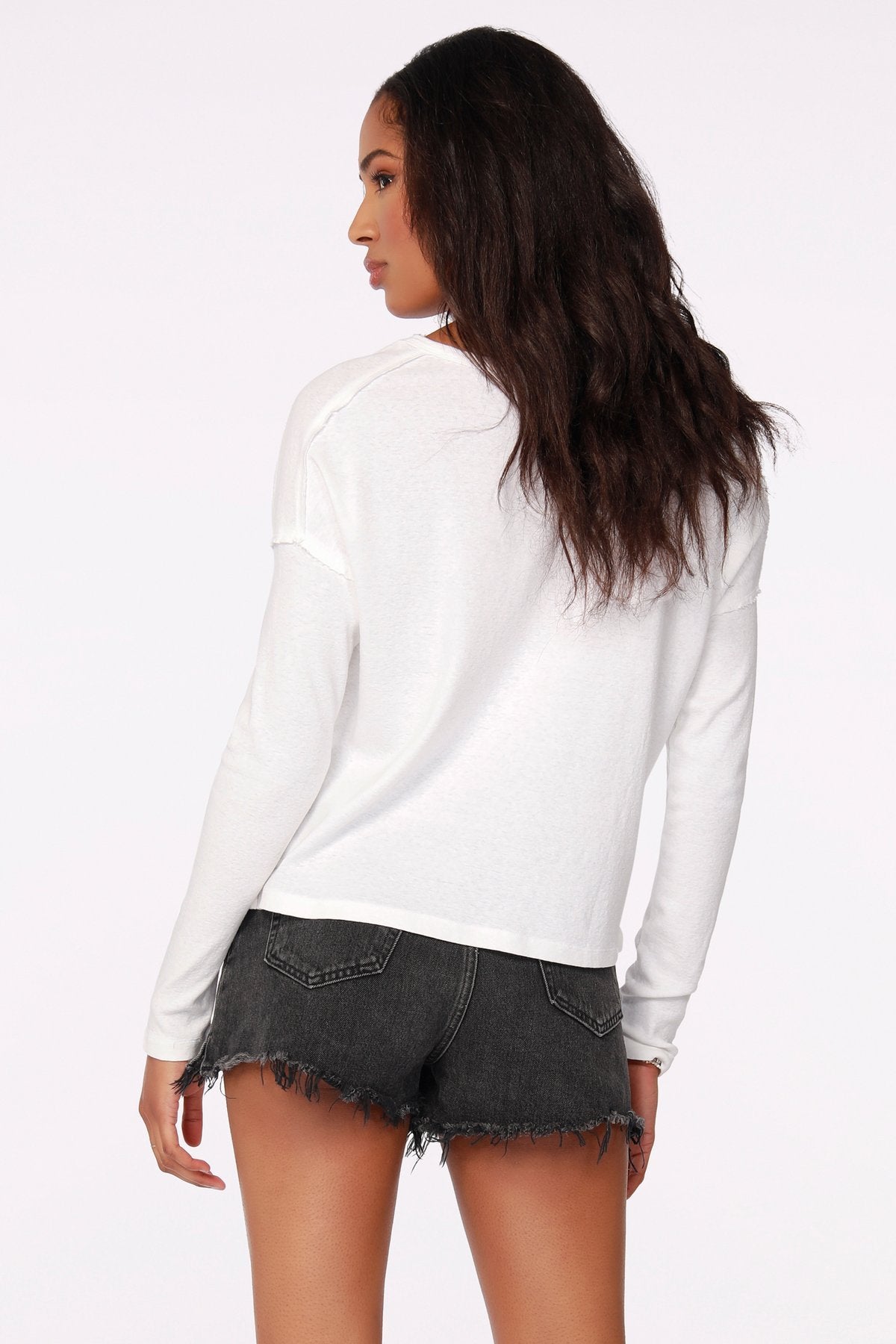 Recycled Cropped Long Sleeve - The Posh Loft