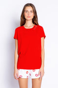 Load image into Gallery viewer, Sealed With A Kiss Short Sleeve Tee - The Posh Loft
