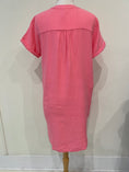 Load image into Gallery viewer, Short Sleeve Split Neck Short Dress - The Posh Loft
